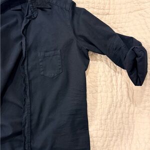 Frank & Eileen “Eileen” black cotton button up Shirt